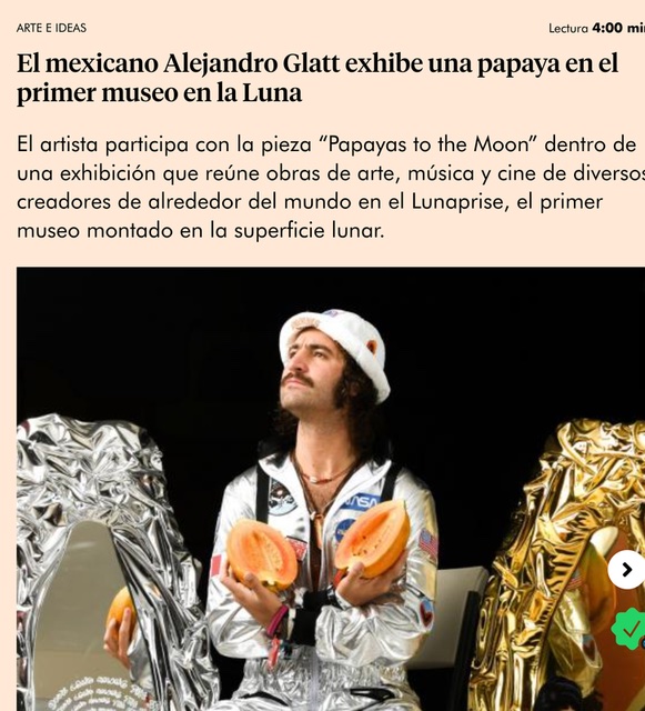 Press coverage - Arte e Ideas article